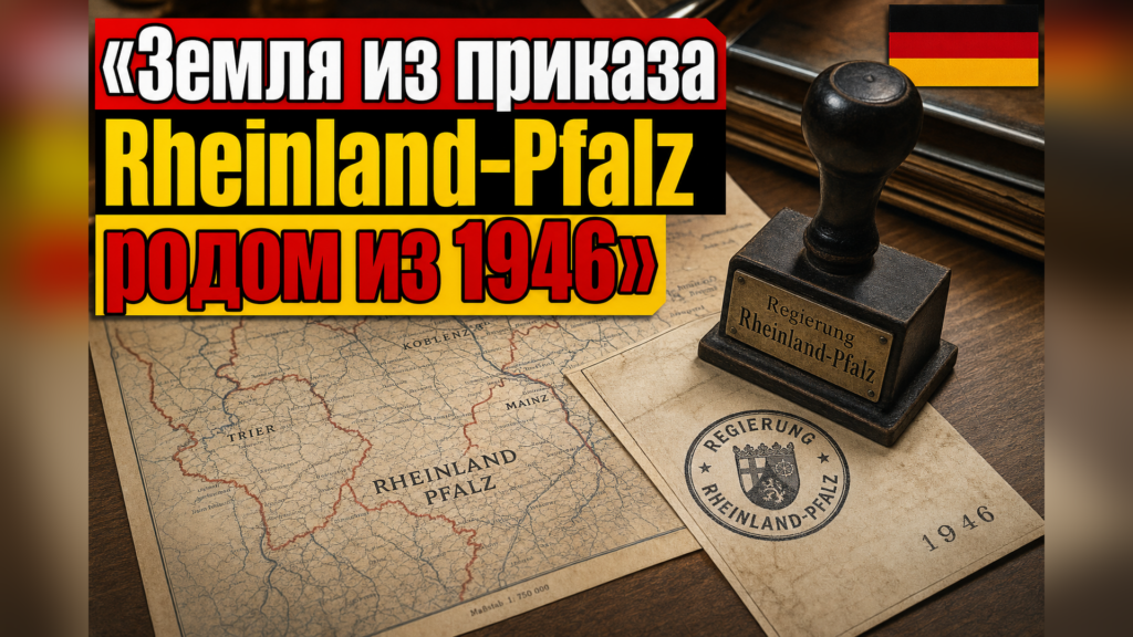 Как приказом появилась земля Rheinland-Pfalz?