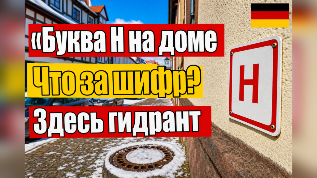Табличка с буквой H на доме: что за знак?