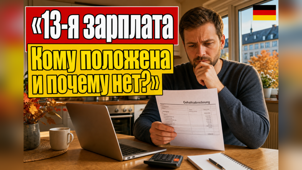 Тринадцатая зарплата в Германии: кому положена и почему