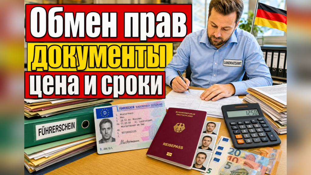 Обмен украинских прав: документы, Termin, цена и сроки