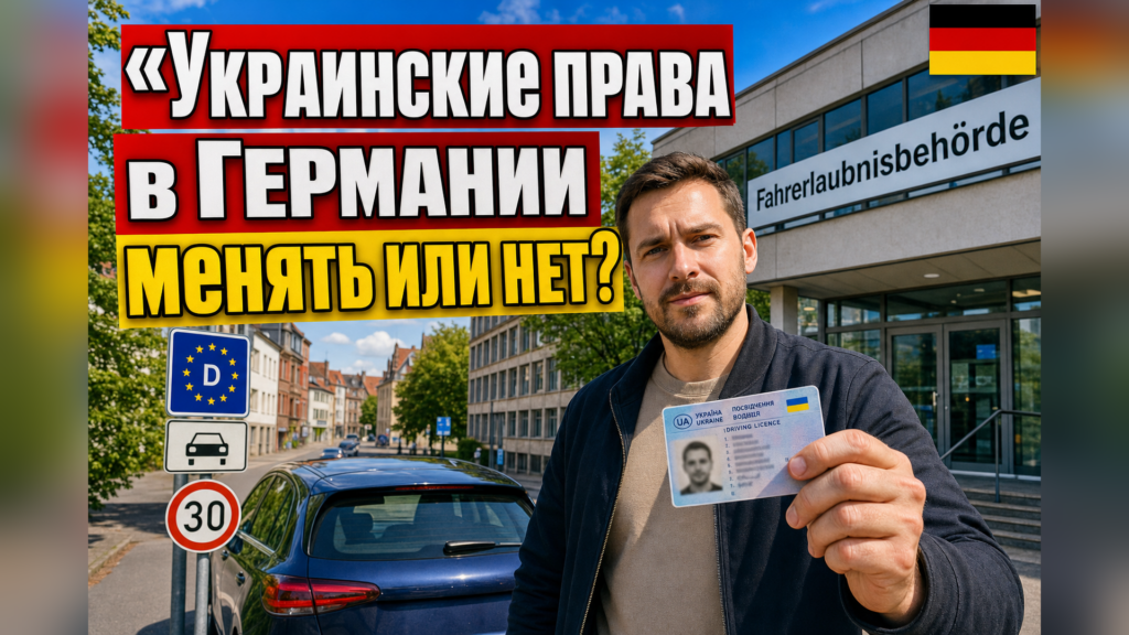 Когда украинские права нужно менять на немецкие?