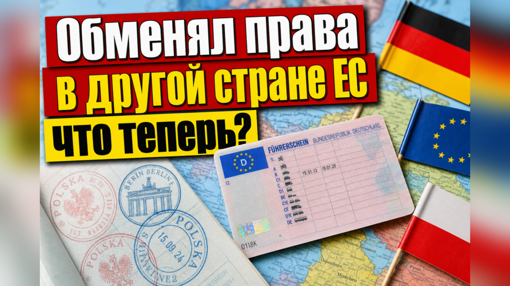 Украинские права, обменянные в другой стране ЕС: признают ли в Германии