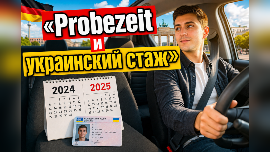 Probezeit при обмене: засчитывается ли украинский водительский стаж