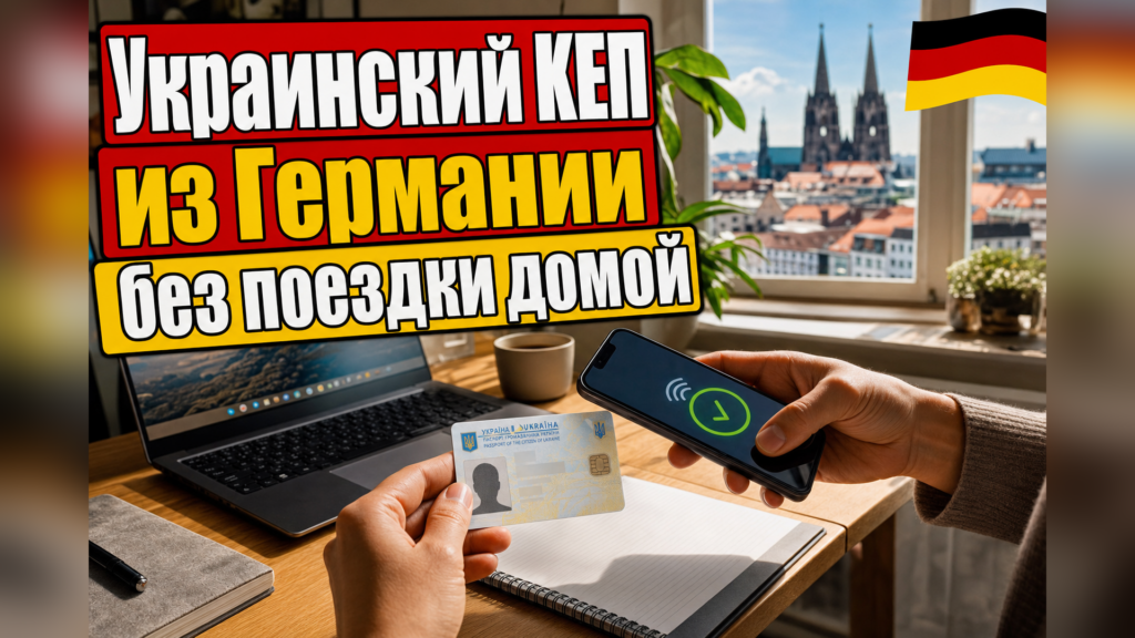 Как получить украинский КЕП, находясь в Германии?