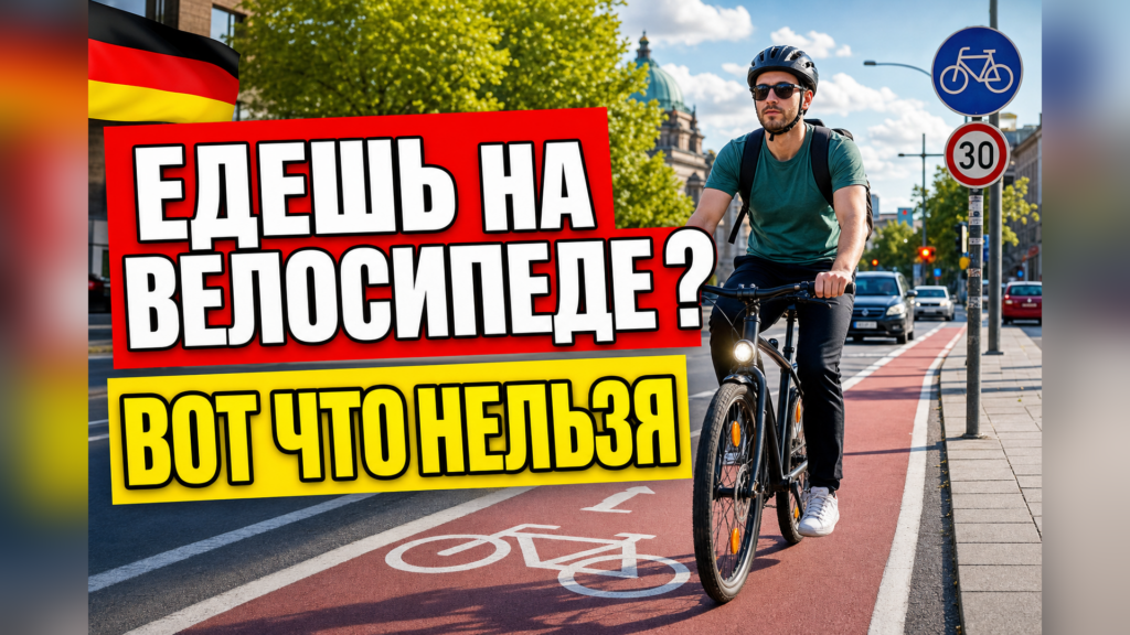 Какие правила для велосипеда действуют в Германии?