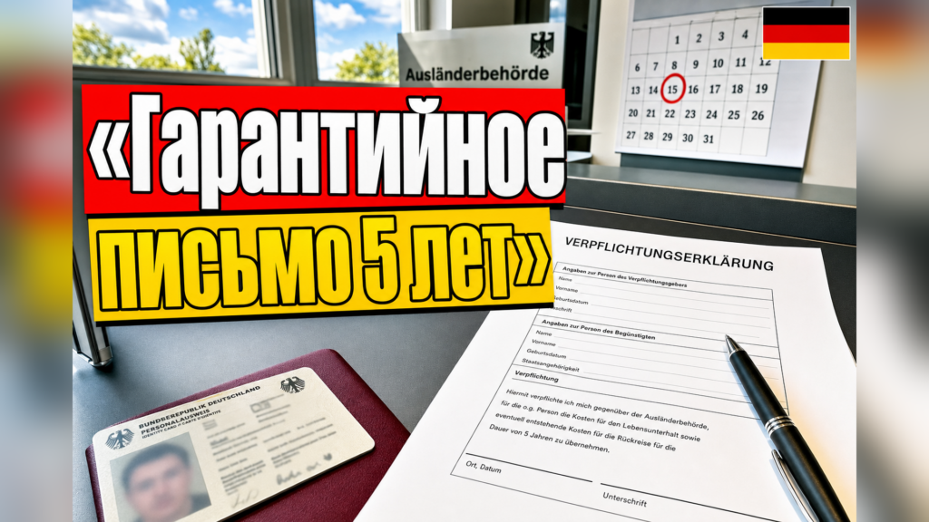 Verpflichtungserklärung: что такое гарантийное письмо из Германии