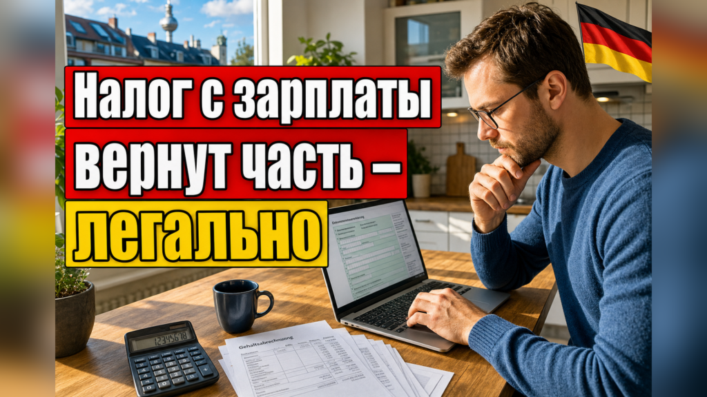 Как вернуть часть налога с зарплаты в Германии?
