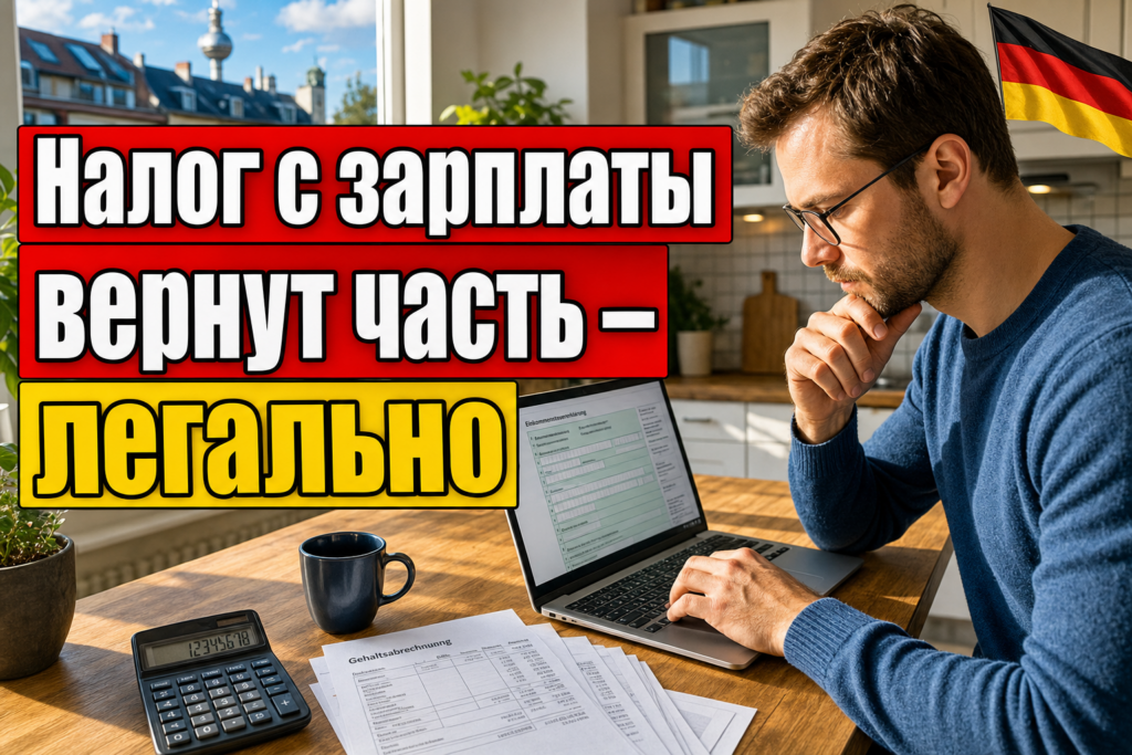 Как вернуть часть налога с зарплаты в Германии?