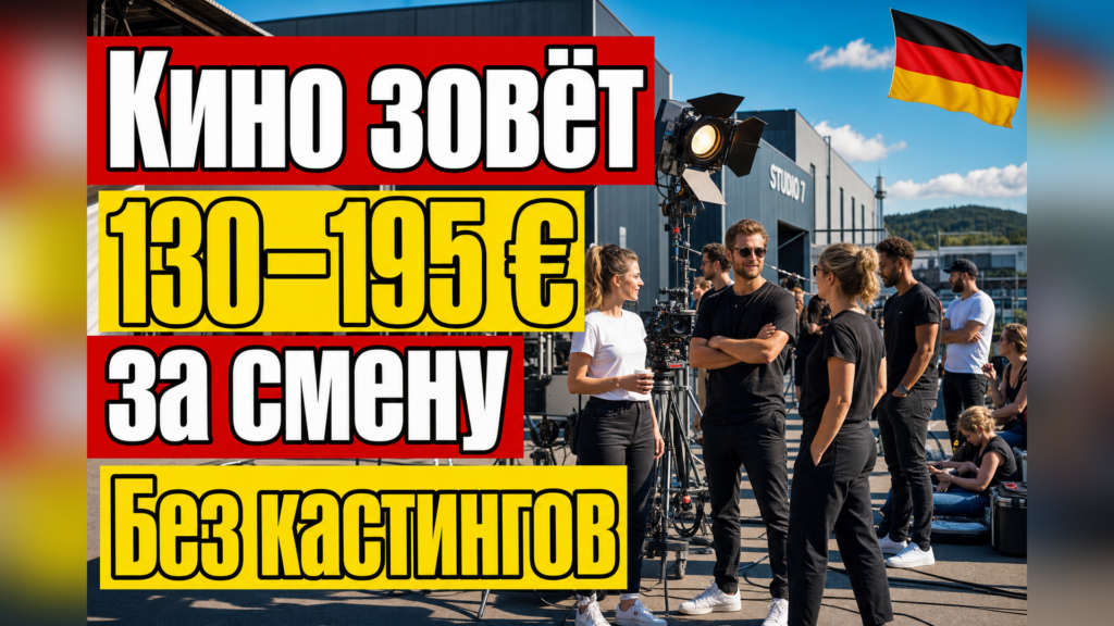 Заработок на массовке в Германии: сколько платят и как начать?
