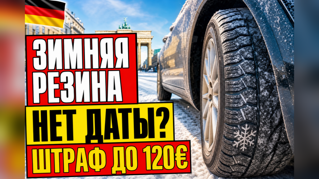 Когда нужна зимняя резина в Германии: правила и штрафы
