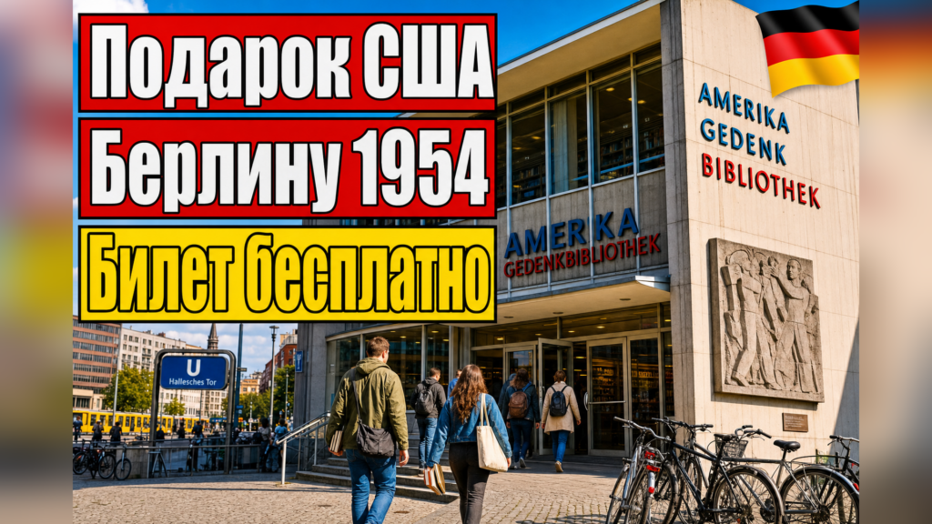 Библиотека США в Берлине: как получить билет?