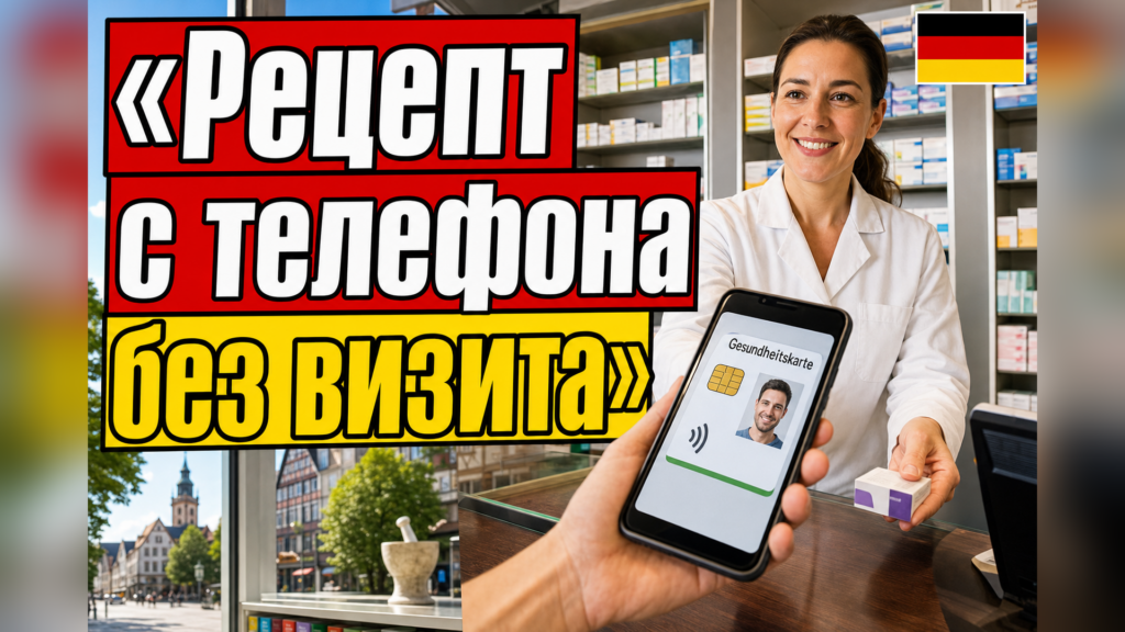 Как отправить E-Rezept в аптеку через телефон?