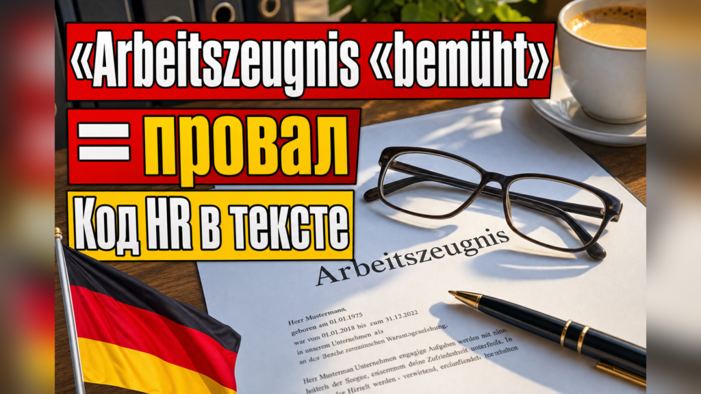 Что значит «stets bemüht» в Arbeitszeugnis?