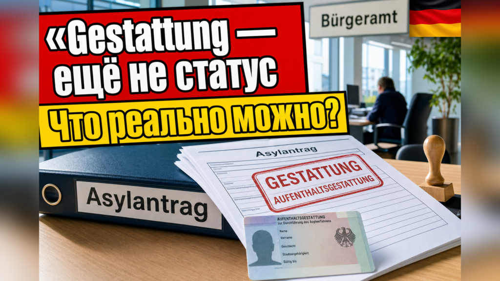 Что даёт Gestattung в Германии на самом деле?