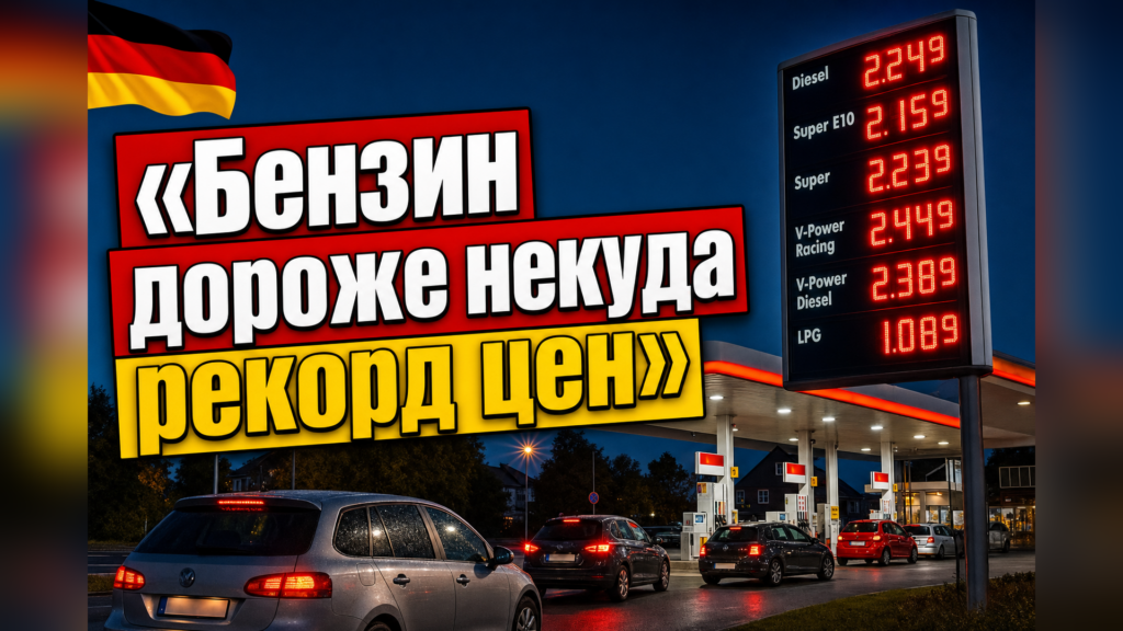 Бензин в Германии подорожал до исторического максимума
