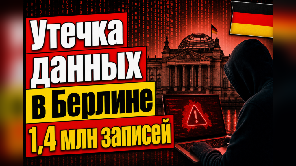 Хакеры выложили в даркнет 1,4 млн данных берлинской администрации