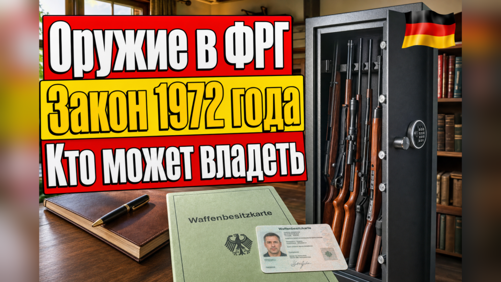 Почему в Германии нужно разрешение на оружие?