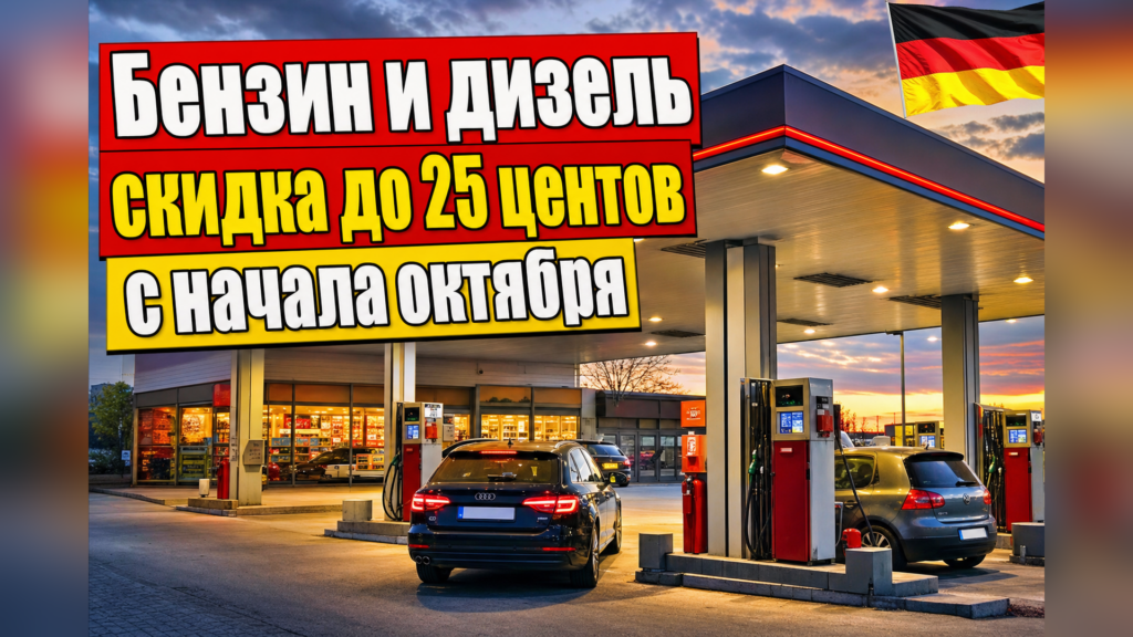 CDU обещает снизить цену на бензин и дизель до 25 центов за литр