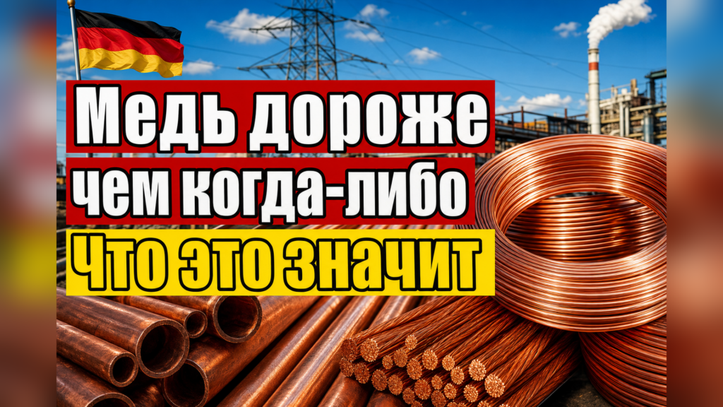 Рекордные цены на медь: чем это грозит жителям Германии