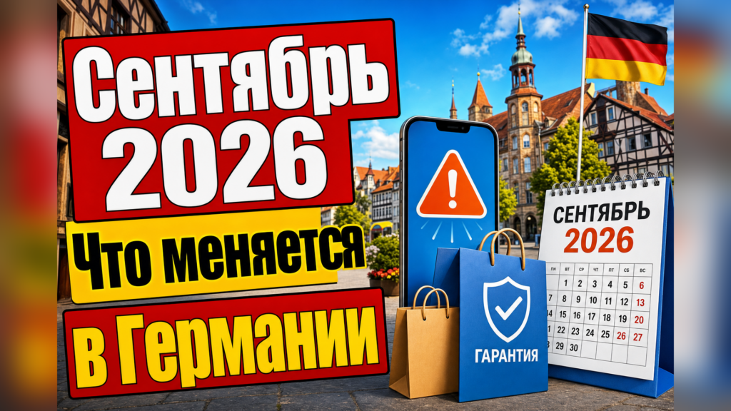 День предупреждения, налоги и гарантия: что изменится в Германии в сентябре