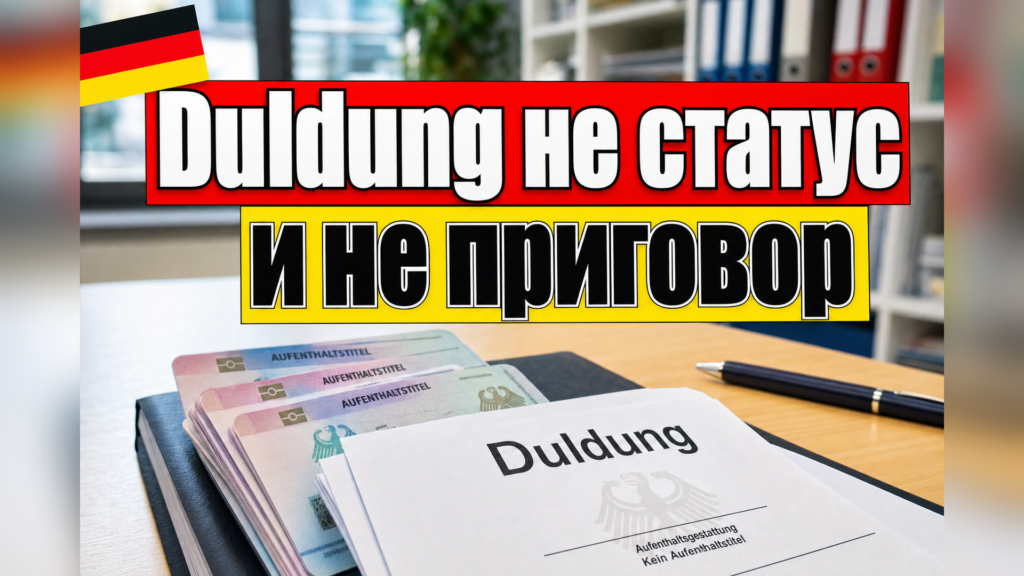 Что такое Duldung в Германии и чем он отличается от статуса?
