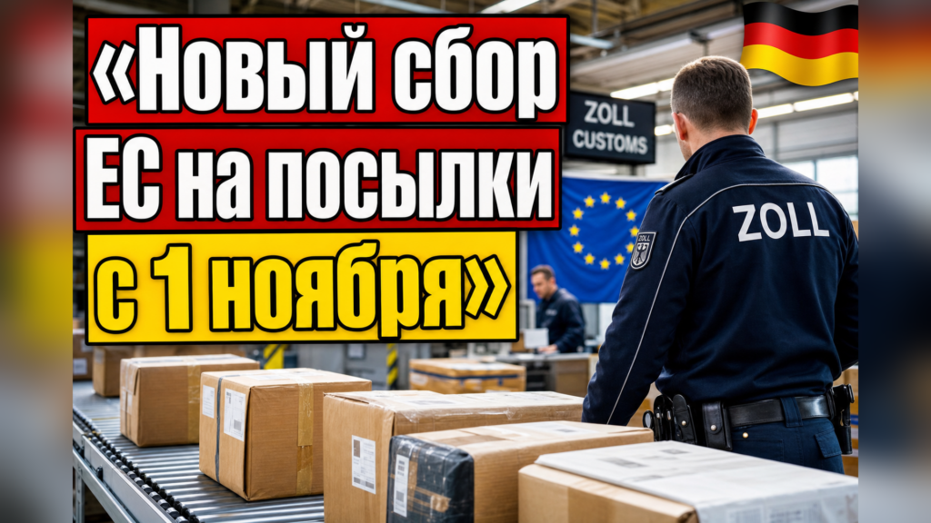 ЕС вводит с 1 ноября новый сбор за обработку мелких посылок из-за рубежа
