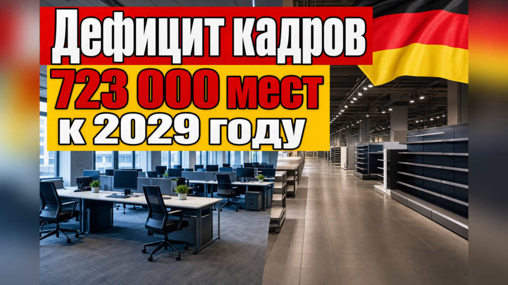 К 2029 году в Германии может не хватать 723 000 специалистов