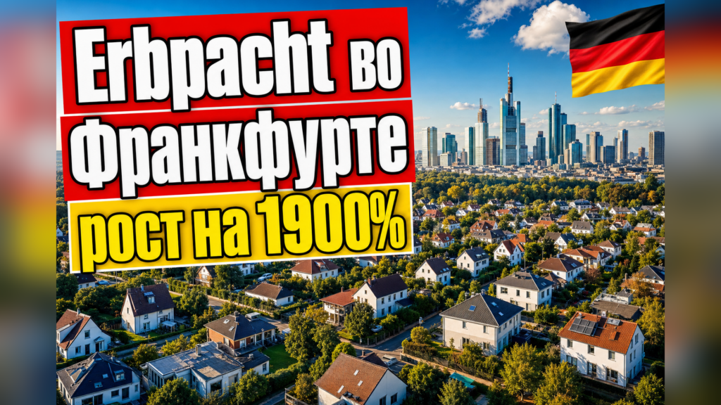 Во Франкфурте резко выросла плата за наследственную аренду земли
