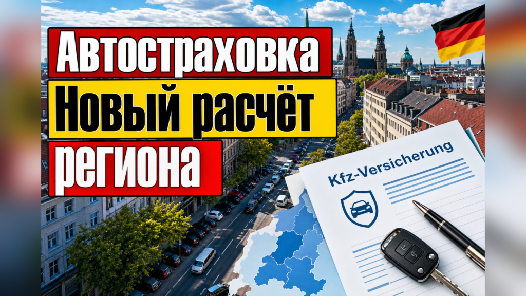 GDV пересчитал региональные классы автостраховки в Германии