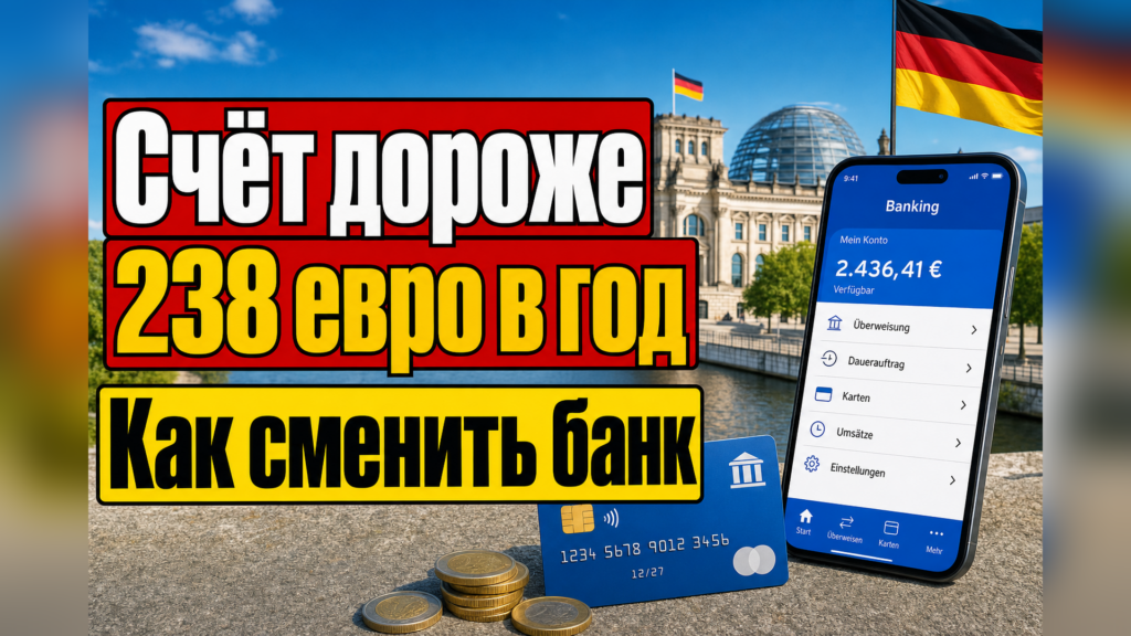 Расчётный счёт дороже 100 евро в год: как выгодно сменить банк