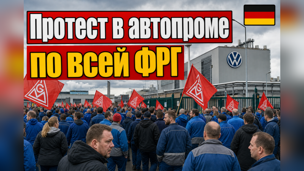 IG Metall проводит всероссийские протесты против сокращений в автопроме