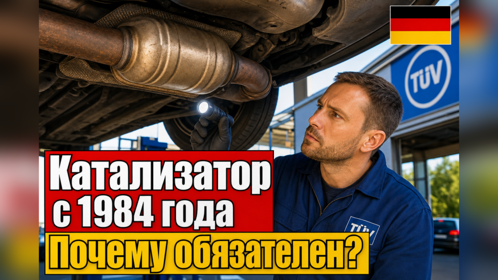 Почему катализатор обязателен на машинах в Германии?