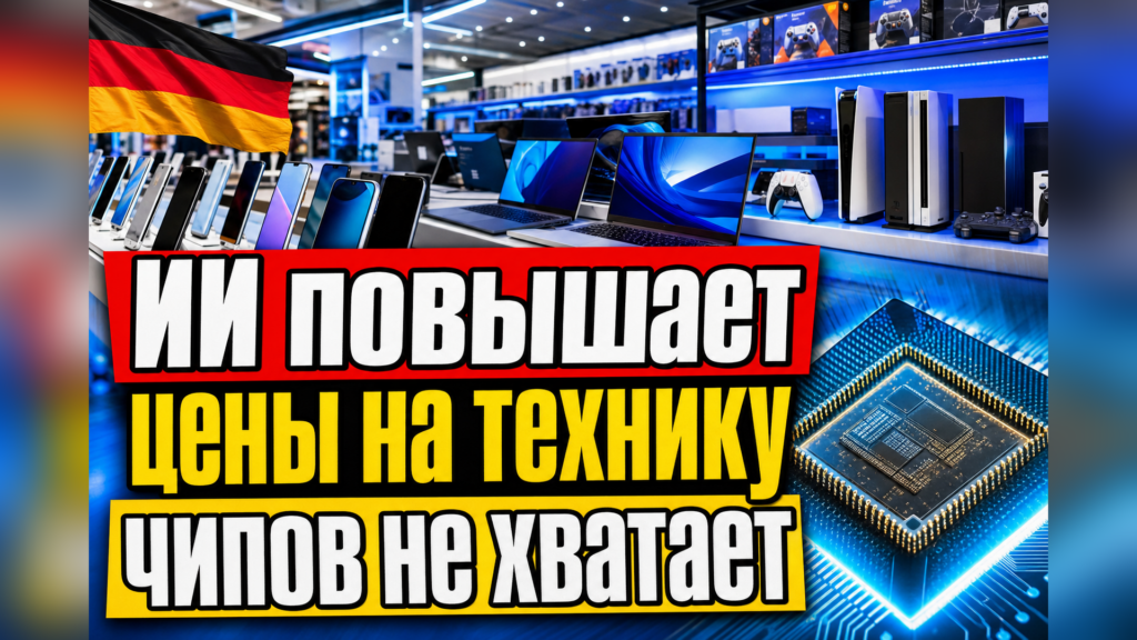Бум ИИ поднимает цены на смартфоны, ноутбуки и консоли