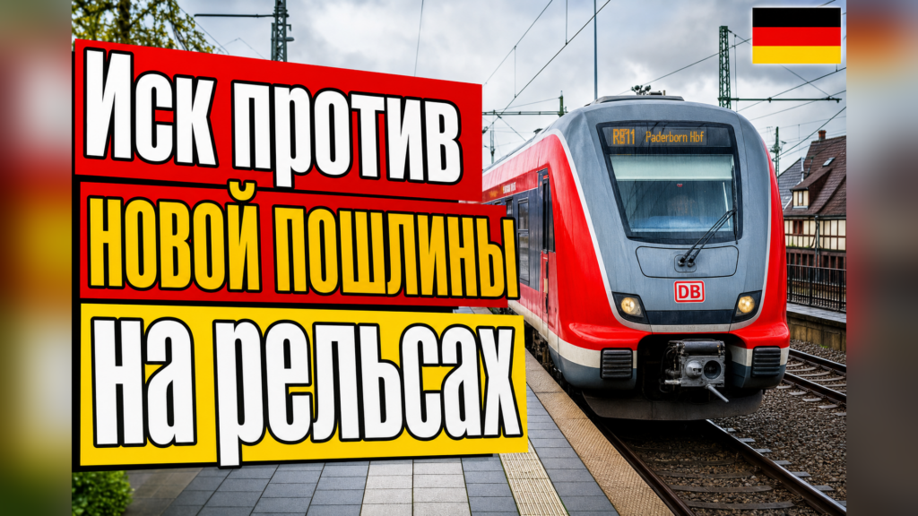 Объединение SchienenNahverkehr подало иск против новой Schienenmaut