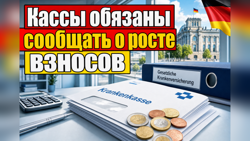 Минздрав Германии хочет вернуть обязанность касс сообщать о росте взносов