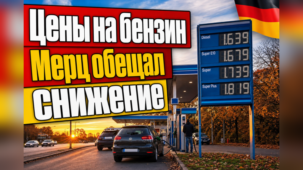 Мерц анонсировал меры по снижению цен на топливо в Германии