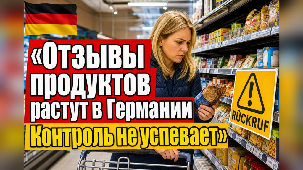 В Германии растёт число отзывов продуктов питания из магазинов