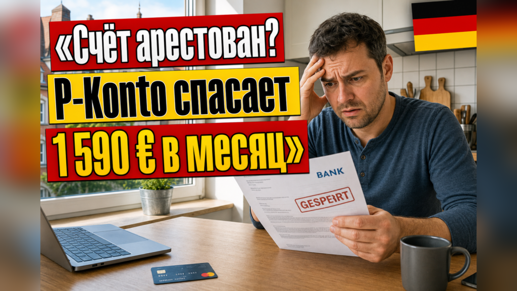Счёт арестован в Германии: как сохранить P-Konto?