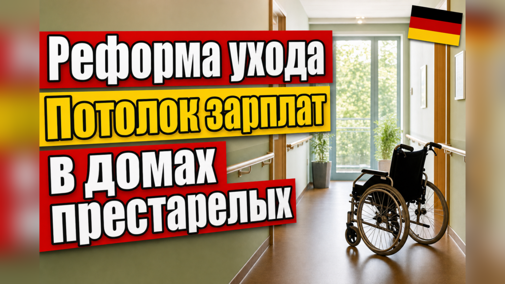 Реформа ухода в Германии: планируют ограничить рост зарплат в домах престарелых