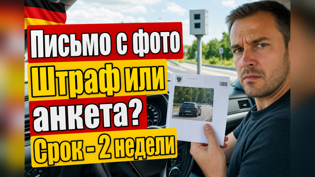 Письмо с фото за рулём: что делать с штрафом?