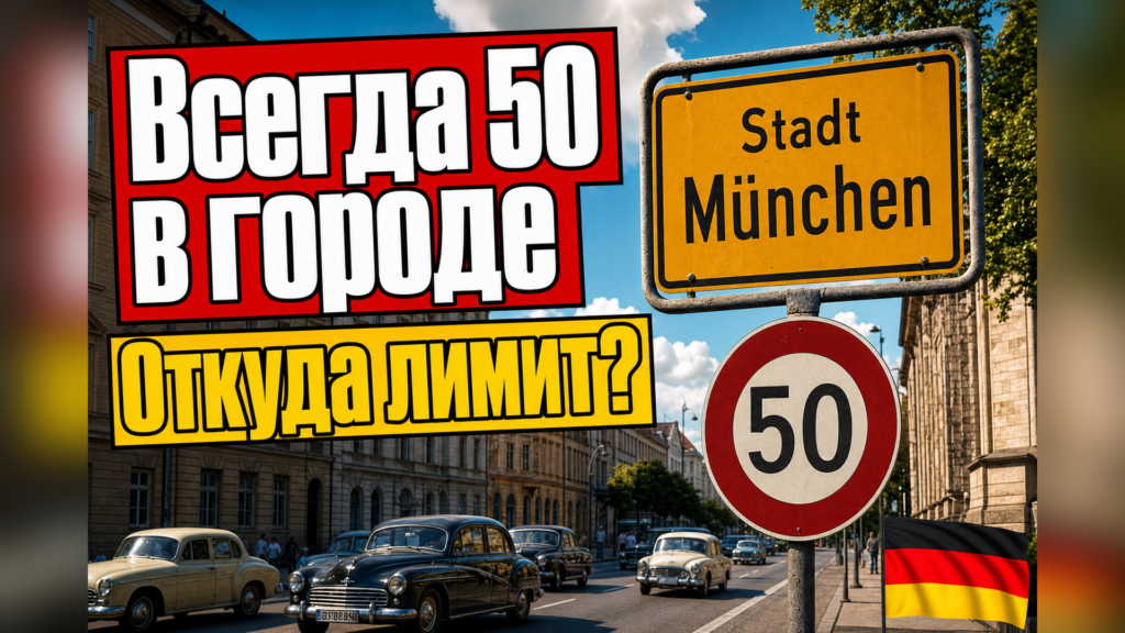 Почему в городах Германии всегда 50 км/ч?