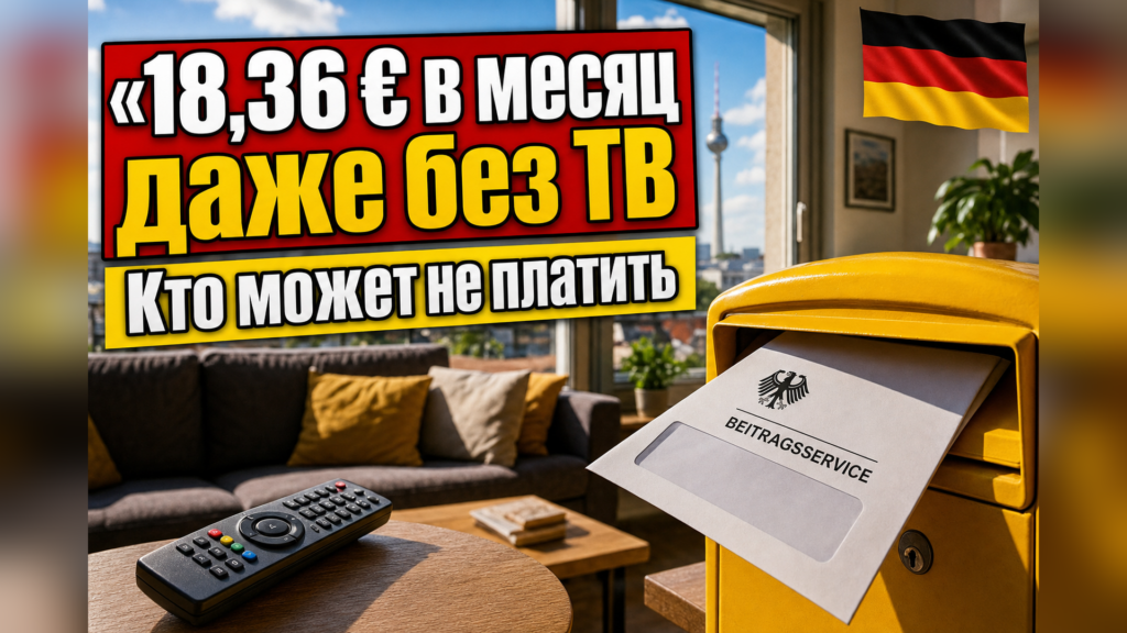 Кто может не платить Rundfunkbeitrag в Германии?
