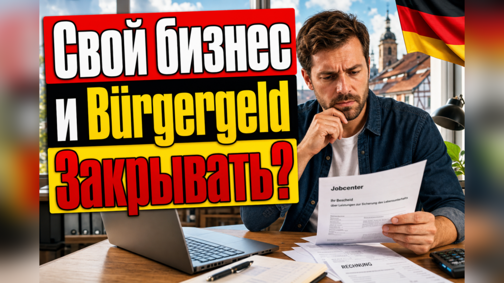 Обязаны ли самозанятые на Bürgergeld закрыть бизнес?