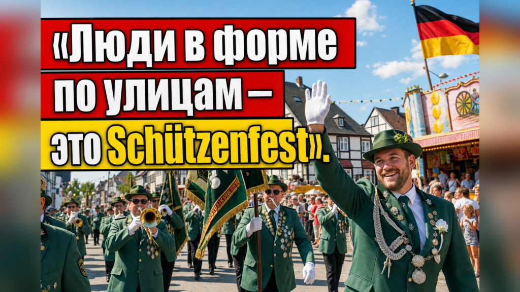 Что такое Schützenfest и почему это не парад армии?