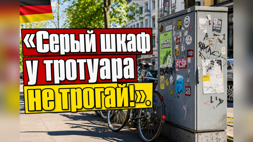 Серые шкафы на тротуарах Германии: что внутри?