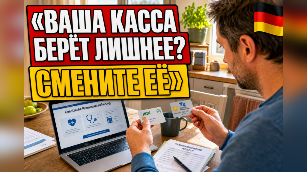 Как поменять больничную кассу в Германии?