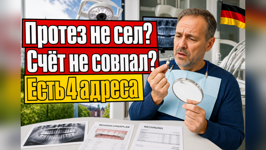 Куда жаловаться на стоматолога в Германии?
