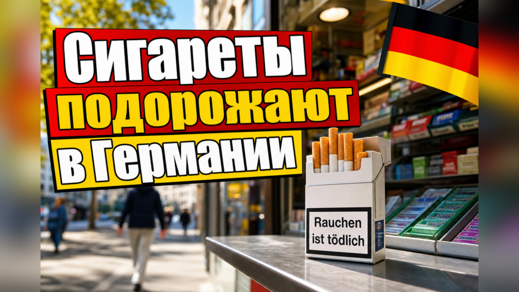 Германия планирует значительно повысить табачный налог на сигареты