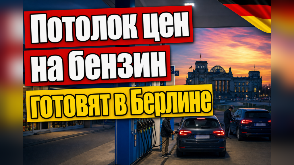 Германия готовит потолок цен на бензин и дизель