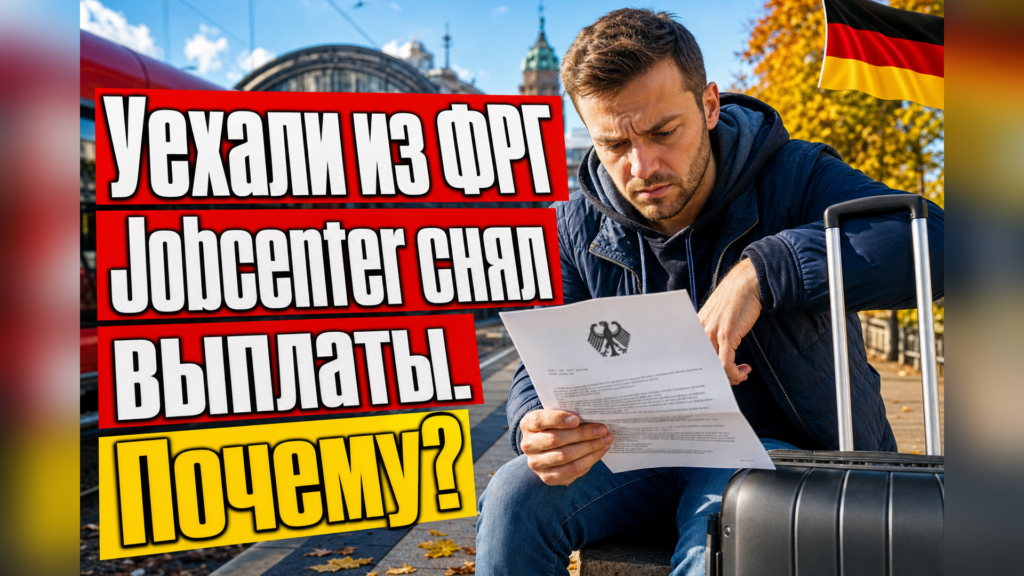 Уехали из ФРГ: почему Jobcenter снял выплаты?